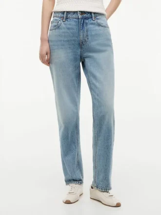 Hoge taille klassieke rechte Jeans