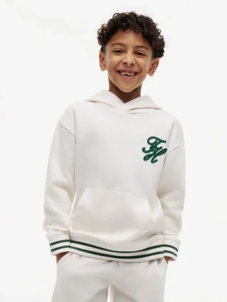 Hoodie met geborduurd monogram voor kinderen