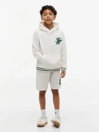 Hoodie met geborduurd monogram voor kinderen