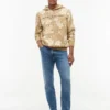 Hoodie met geborstelde binnenkant en tropische print Hoodie met geborstelde binnenkant en tropische print