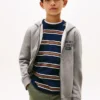Hoodie met rits en logo voor kinderen Hoodie met rits en logo voor kinderen
