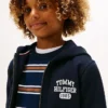 Hoodie met rits en logo voor kinderen Hoodie met rits en logo voor kinderen