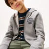 Hoodie met rits en logo voor kinderen Hoodie met rits en logo voor kinderen