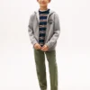 Hoodie met rits en logo voor kinderen Hoodie met rits en logo voor kinderen