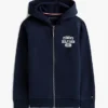 Hoodie met rits en logo voor kinderen Hoodie met rits en logo voor kinderen