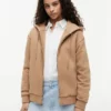 Hoodie met rits en relaxte pasvorm Hoodie met rits en relaxte pasvorm