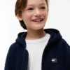 Hoodie met rits en ton-sur-ton vlag voor kinderen Hoodie met rits en ton-sur-ton vlag voor kinderen