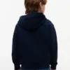 Hoodie met rits en ton-sur-ton vlag voor kinderen Hoodie met rits en ton-sur-ton vlag voor kinderen
