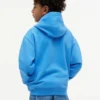 Hoodie met rits en ton-sur-ton vlag voor kinderen