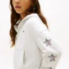 Hoodie met strass-sterlogo voor kinderen