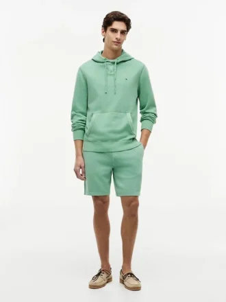 Hoodie van gewassen badstof Hoodie van gewassen badstof