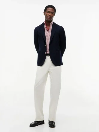 Hopsack-wollen blazer