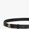 Jacquardriem met monogramgesp Jacquardriem met monogramgesp