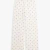 Jersey pyjama-broek met bloemenprint Jersey pyjama-broek met bloemenprint