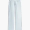 Joggingbroek met brede pijpen en geborstelde binnenkant Joggingbroek met brede pijpen en geborstelde binnenkant