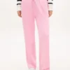 Joggingbroek met brede pijpen en geborstelde binnenkant Joggingbroek met brede pijpen en geborstelde binnenkant