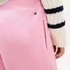 Joggingbroek met brede pijpen en geborstelde binnenkant Joggingbroek met brede pijpen en geborstelde binnenkant