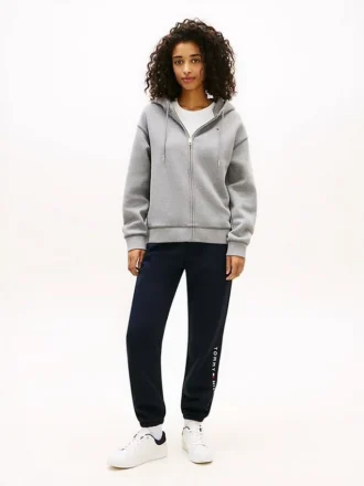 Joggingbroek met geborduurd Tommy-logo