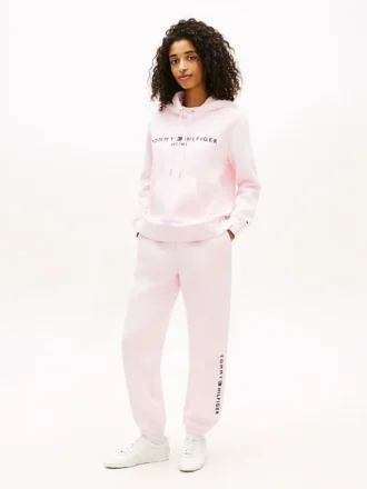 Joggingbroek met geborduurd Tommy-logo