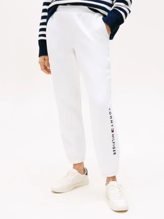Joggingbroek met geborduurd Tommy-logo