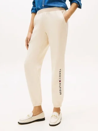 Joggingbroek met geborduurd Tommy-logo