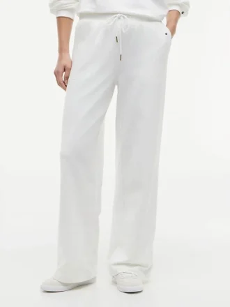 Joggingbroek met rechte pijpen