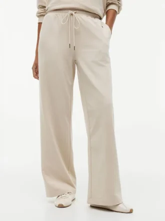 Joggingbroek met rechte pijpen