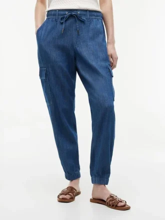 Joggingbroek van stretchkatoen