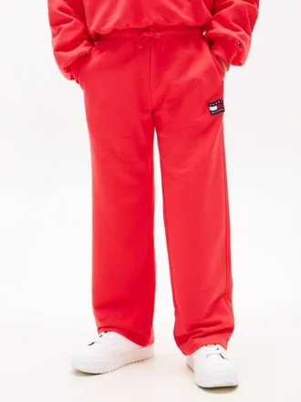 Jongens-joggingbroek met golvend vlaglogo