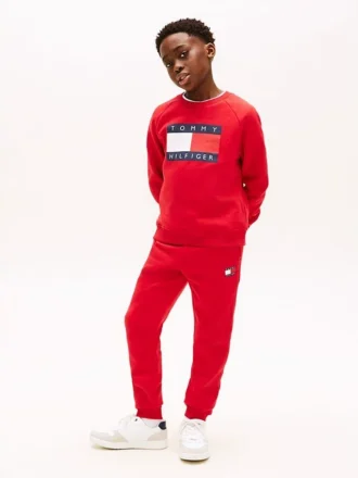 Jongenssweatpant met badgelogo