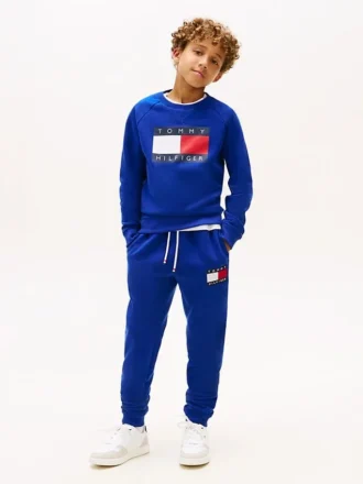 Jongenssweatpant met badgelogo