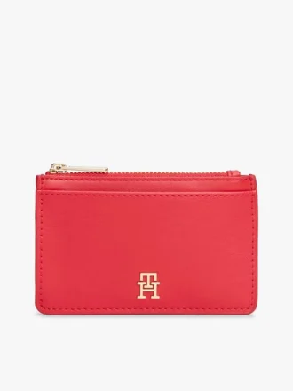 Kaartenhouder met monogramlogo en rits