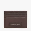 Kaartenhouder van generfd leer met monogram Kaartenhouder van generfd leer met monogram