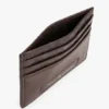 Kaartenhouder van generfd leer met monogram Kaartenhouder van generfd leer met monogram