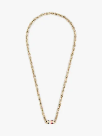 Ketting met kenmerkende gestreepte schakels