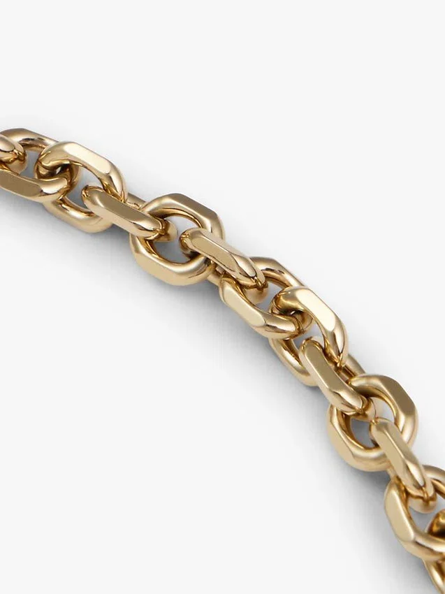 Ketting met kenmerkende gestreepte schakels Ketting met kenmerkende gestreepte schakels
