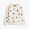 Kinder-sweatshirt met all-over zeilvlaggenprint Kinder-sweatshirt met all-over zeilvlaggenprint