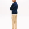 Kinder-sweatshirt met gebogen Hilfiger-print