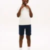 Kinder-sweatshort met Hilfiger-logo en wijde pijpen Kinder-sweatshort met Hilfiger-logo en wijde pijpen