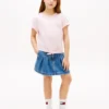 Kinder-T-shirt met Hilfiger-logo en strik aan de voorkant Kinder-T-shirt met Hilfiger-logo en strik aan de voorkant