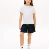 Kinder-T-shirt met Hilfiger-logo en strik aan de voorkant