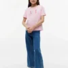Kinder-T-shirt met pailletten en Hilfiger-logo