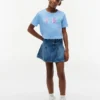 Kinder-T-shirt met pailletten en Hilfiger-logo Kinder-T-shirt met pailletten en Hilfiger-logo