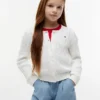 Kindercardigan met kabelpatroon