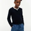 Kindercardigan met kabelpatroon