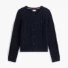 Kindercardigan met kabelpatroon
