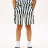Kinderen’s Relaxed gestreepte linenmix-short