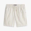 Kinderen’s Relaxed gestreepte linenmix-short
