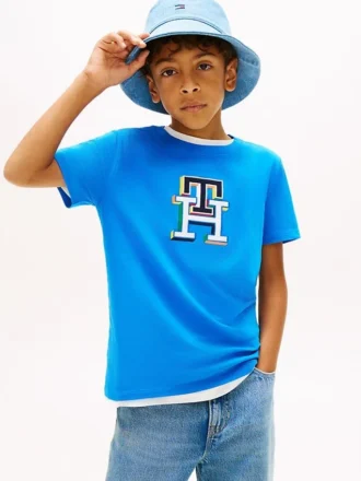 Kinderen’s veelkleurig monogram T-shirt