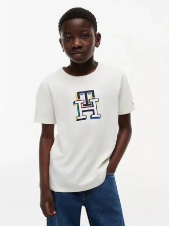 Kinderen’s veelkleurig monogram T-shirt